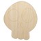 Fun Skull Unfinished Wood Shape Piece Cutout for DIY Craft Projects